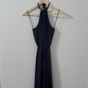 Trina Turk navy blue cocktail dress